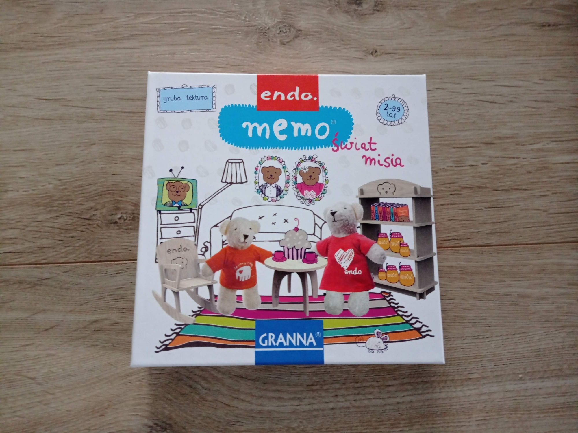 Granna Endo memo Świat misia