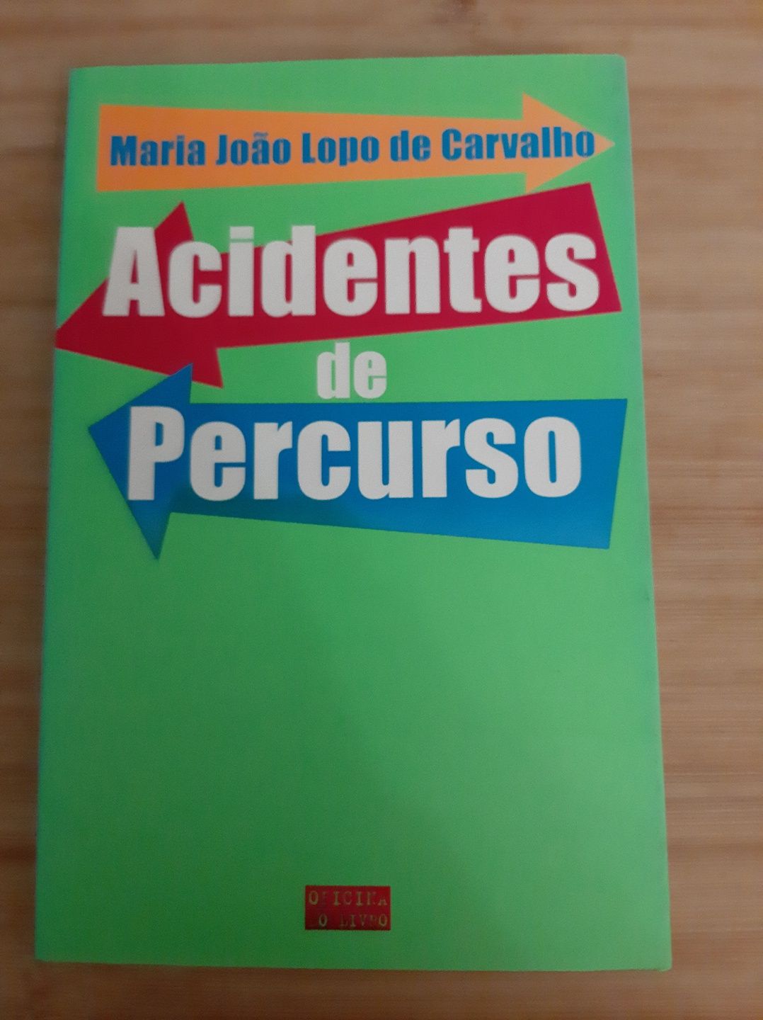 Livro" Acidentes de percurso " Maria João Lopo de Carvalho
