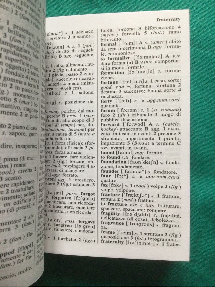 Словник/Словарь Italiano-inglese італьяно -англійський/итальяно-англий