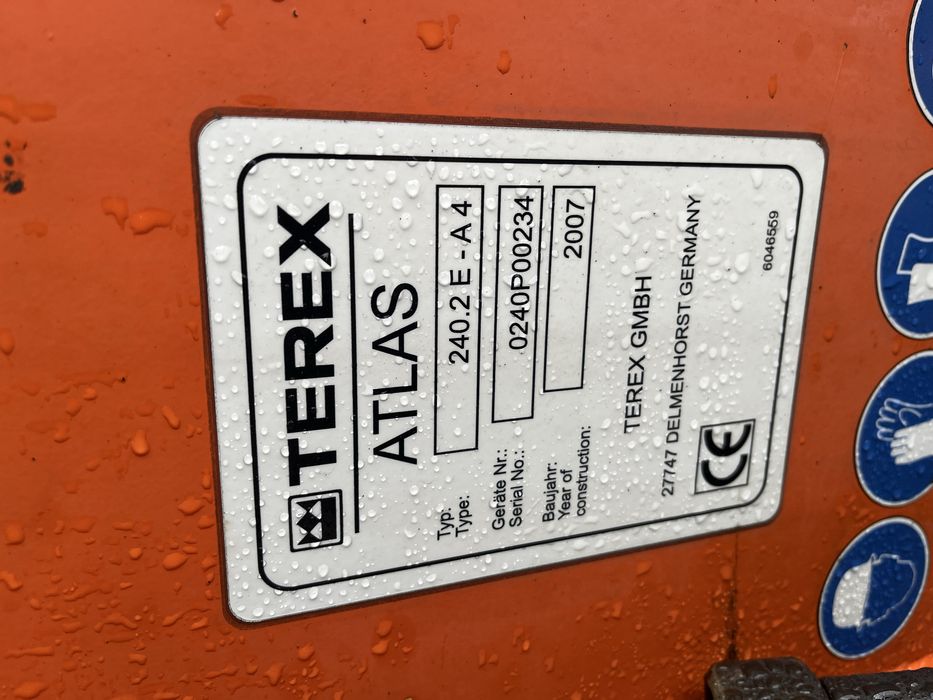 Кран маніпулятор Atlas Terex 240 JIB 20m radio Palfinger Hiab HMF Fssi