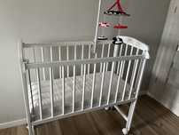 Łozeczko mini 40x90/ Mobilne  na kołkach