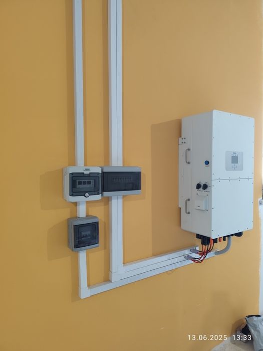 Щит захисту deye 6 kwt. Для сонячних панелей.