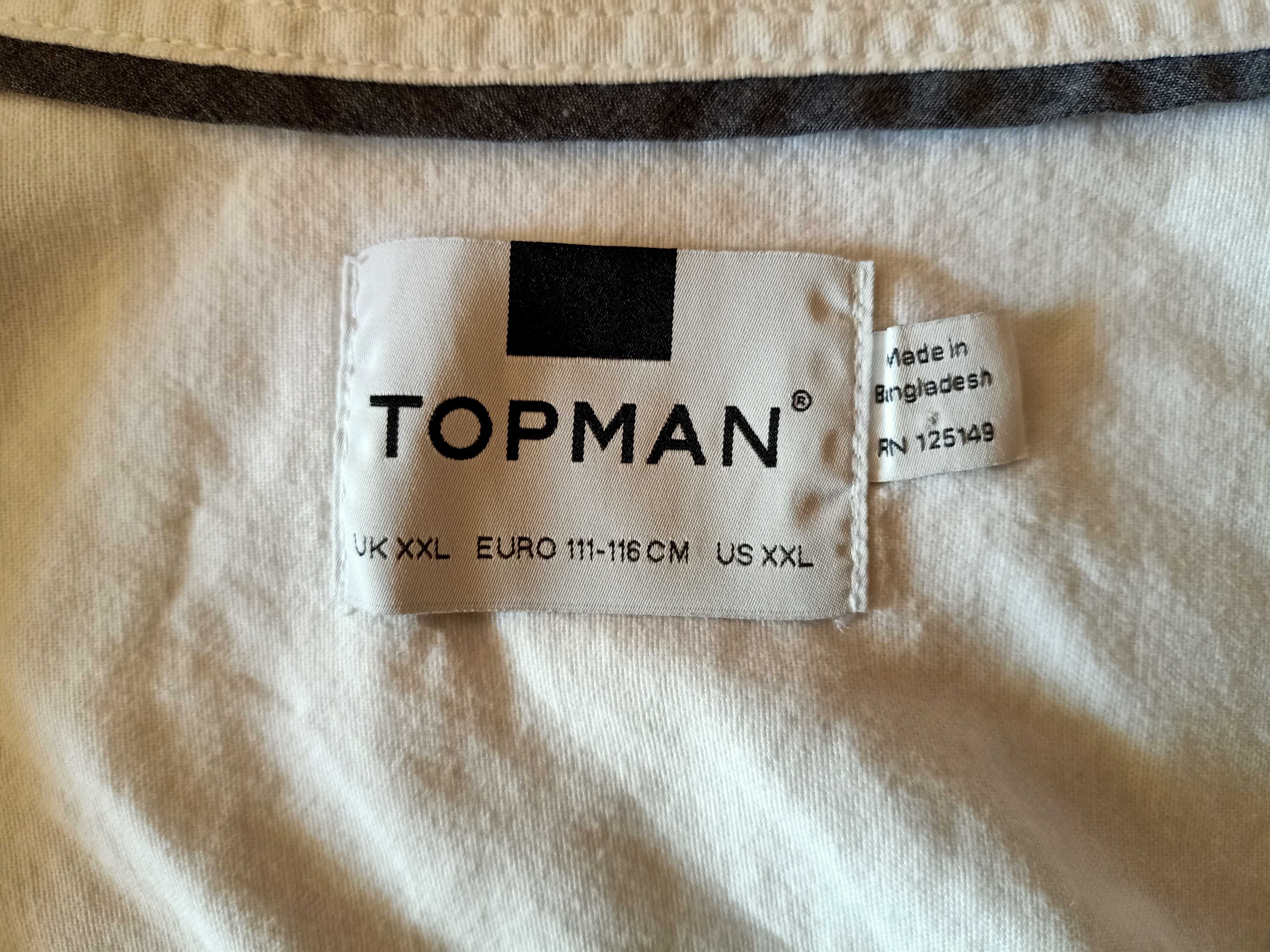 biała koszula Topman rozmiar XXL