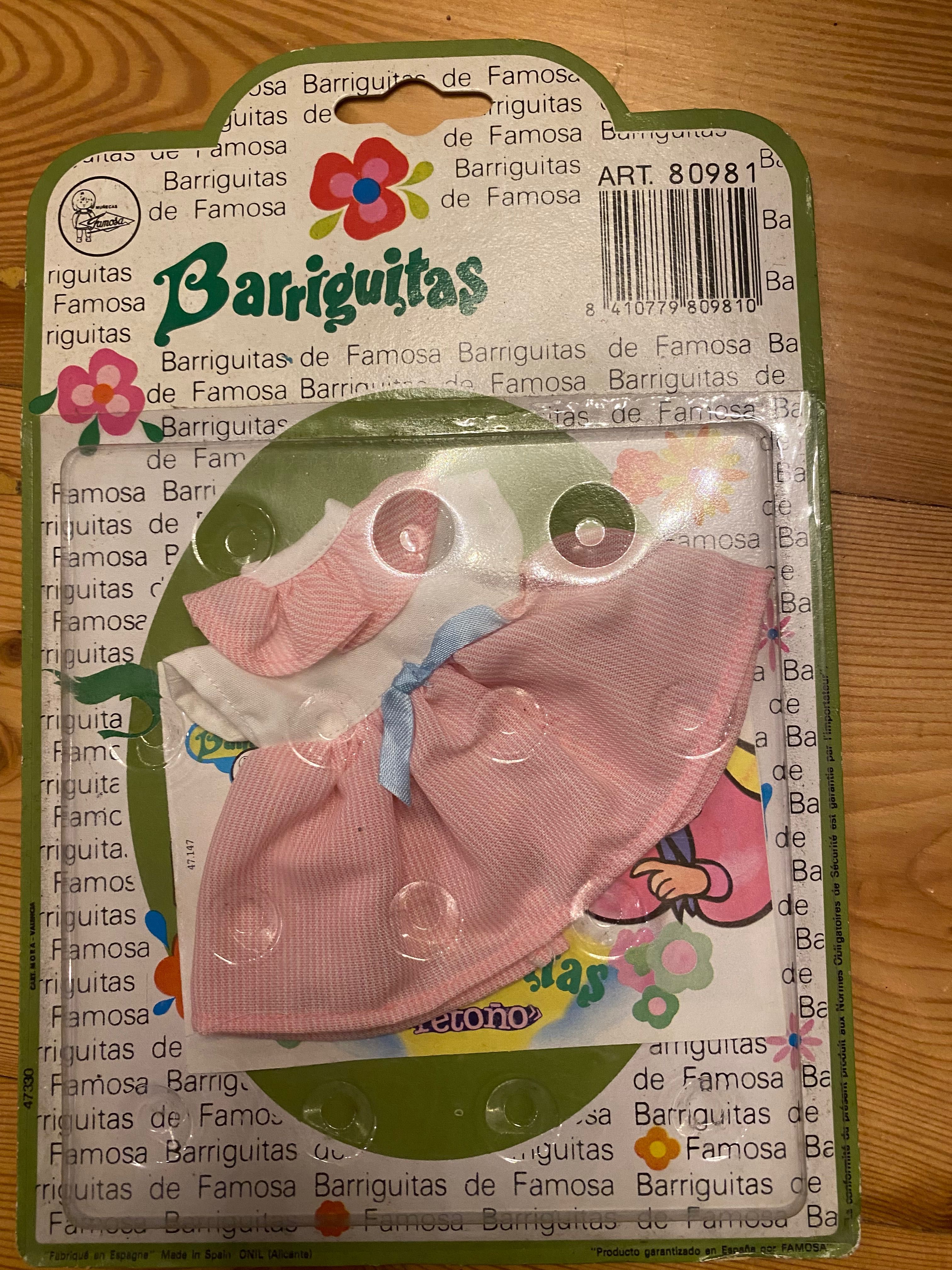 Vestidos de Boneca Barriguitas (Famosa)