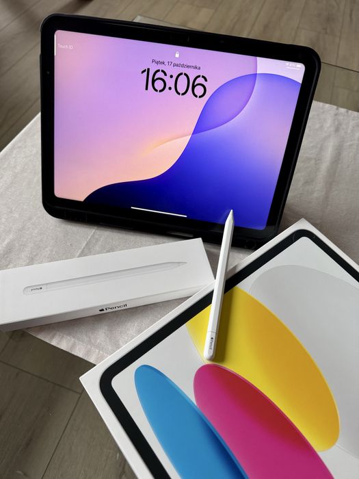 iPad 10. generacji 64 GB + Apple Pencil USB-C – zestaw jak nowy!