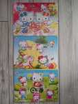 Nowe puzzle tekturowe kotki hello kitty 40 elementow