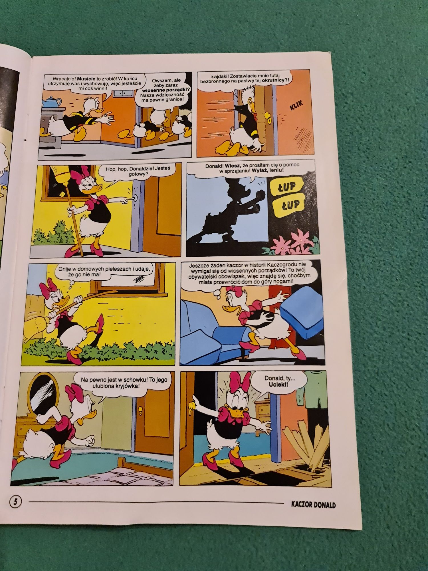 Komiks Kaczor Donald nr 7 1997 bez okładki