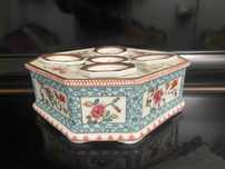 Tinteiro porcelana Dinastia Ming