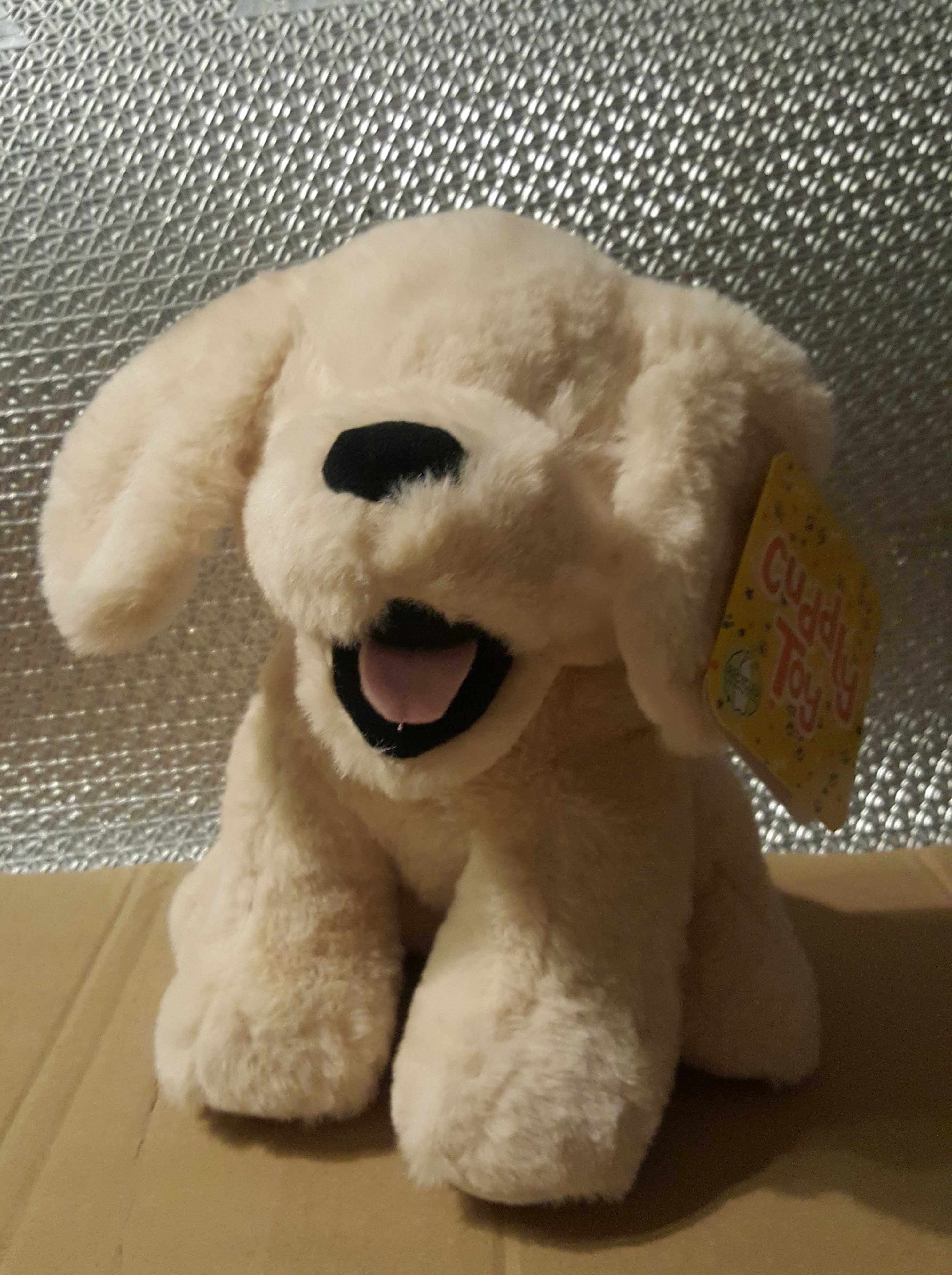 Maskotka pluszowy pies szczeniaczek labrador