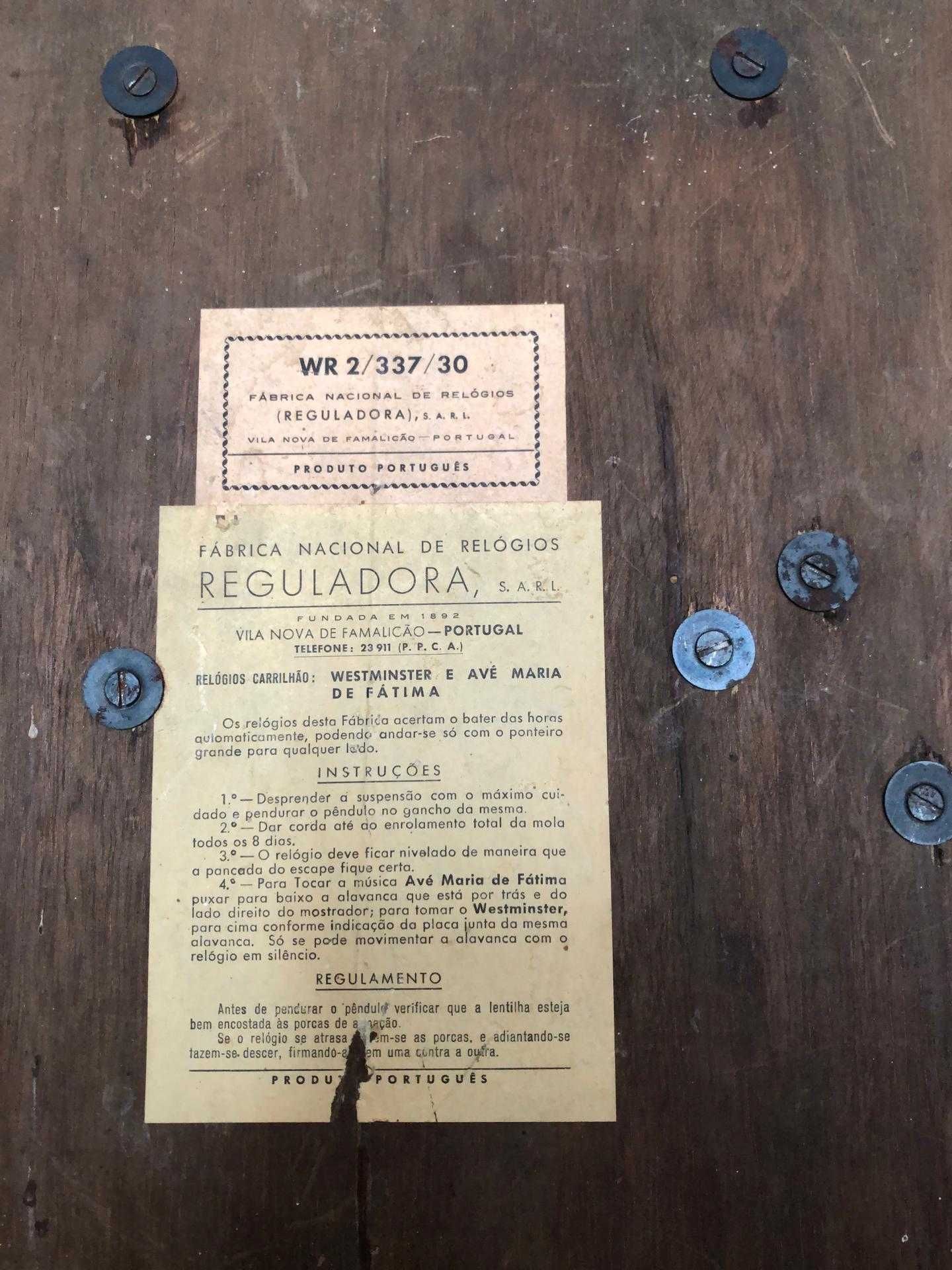 Relógio reguladora