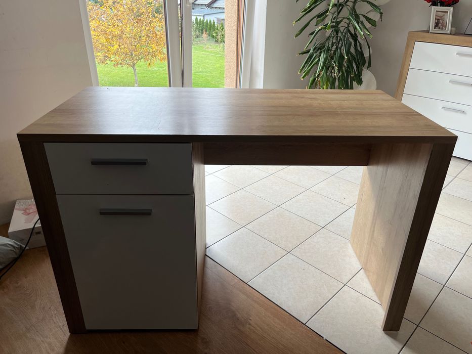 Biurko „Balder” Black Red White