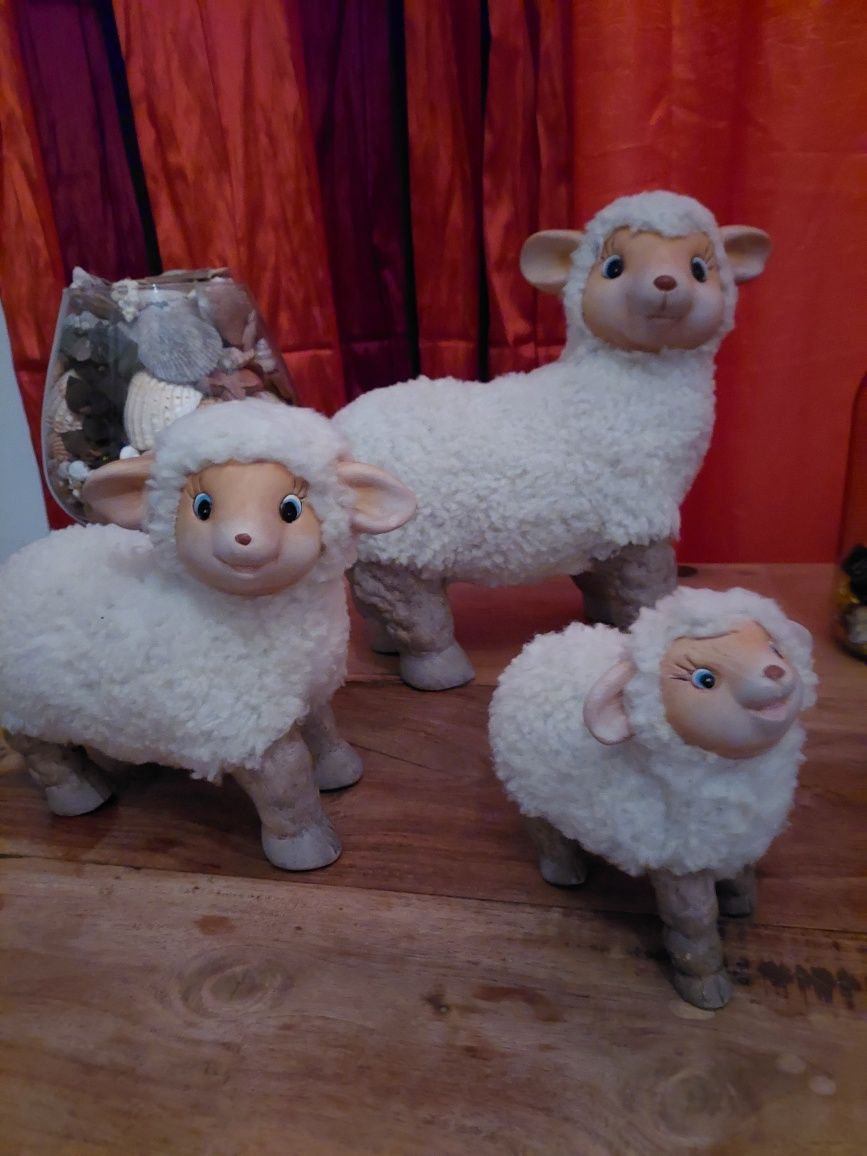 Conjunto de 3 ovelhas