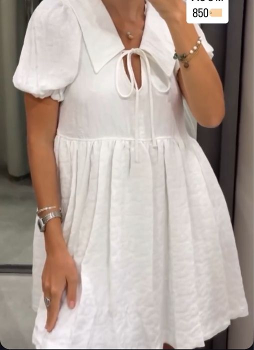 Сукня зара молочна