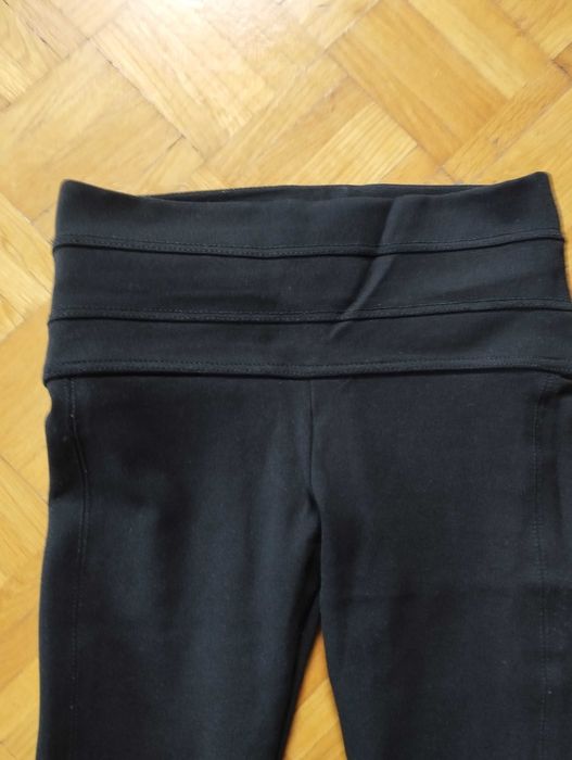 Czarne grube zimowe getry w rozmiarze XS