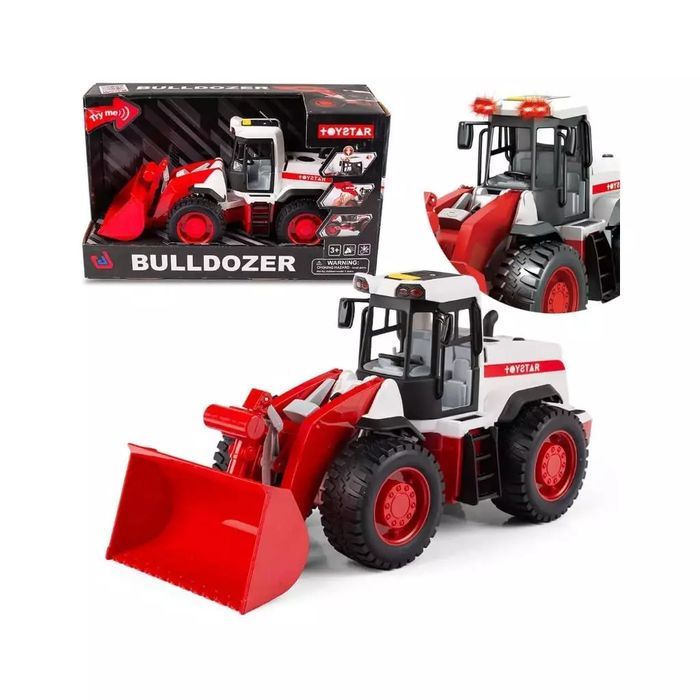 Spychacz, buldożer ruchome el. światło, dźwięk. Lena. Nowy Produkt