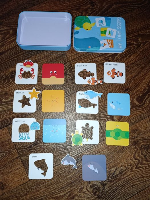 Лото Djeco Тварини + пазли Морські мешканці