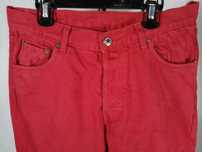 LEVIS 501xx Jeans Spodnie Męskie W33 Bawełna 100% Czerwone