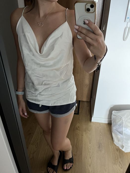 Biala bluzka na impreze