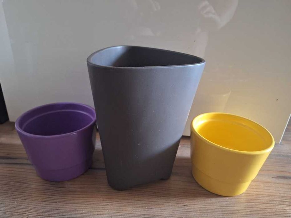 Doniczka trójkątna Ikea unikat