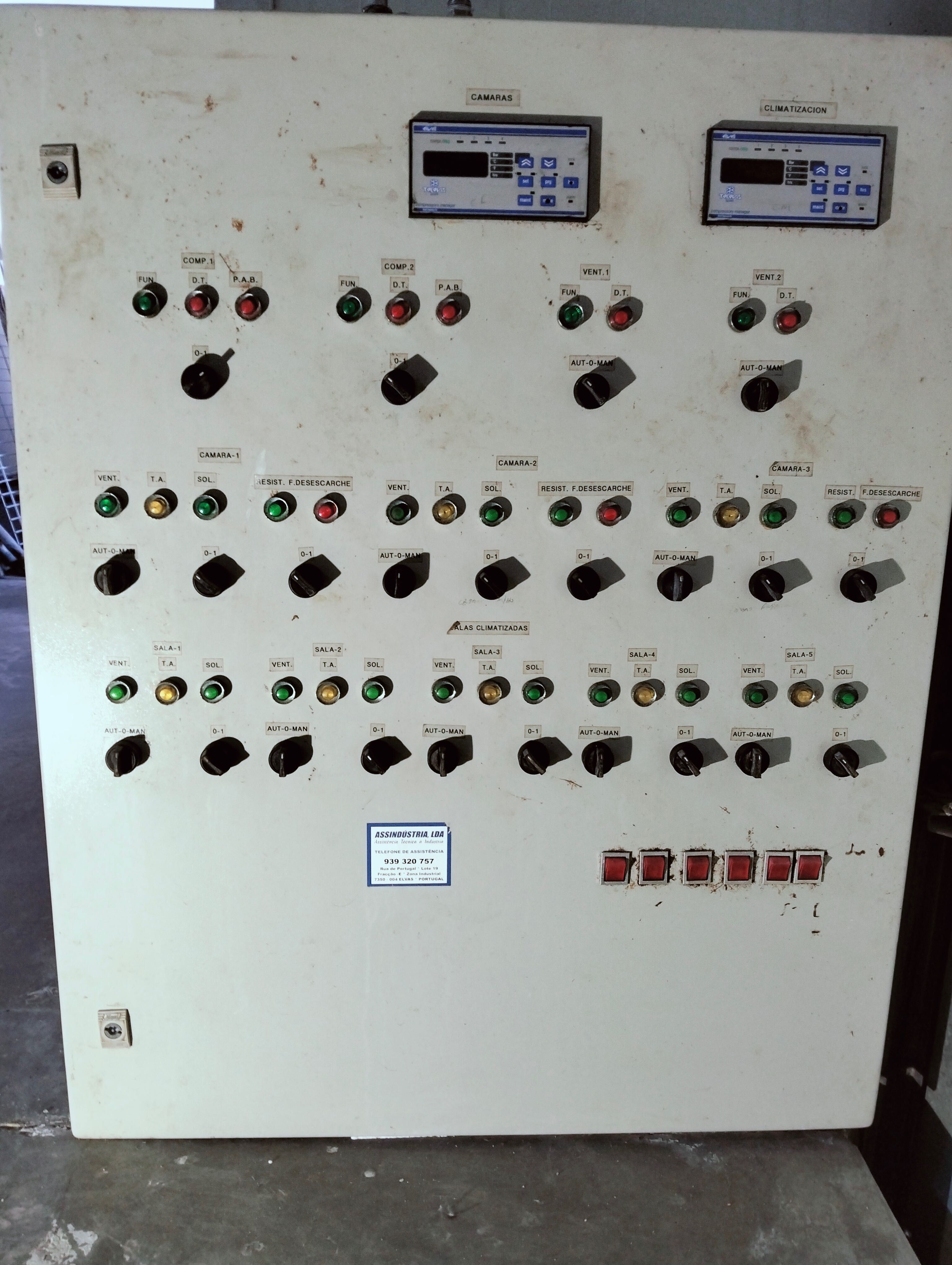 Quadro ELECTRICO INDUSTRIAL (con. disjuntores)