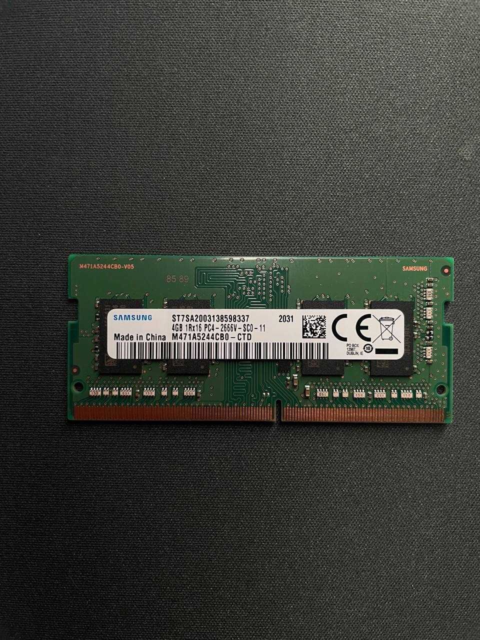 Оперативна пам'ять Samsung SODIMM 4Gb DDR4-2666 MHz