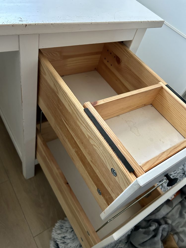 Biurko Ikea Hemnes 155x65 białe