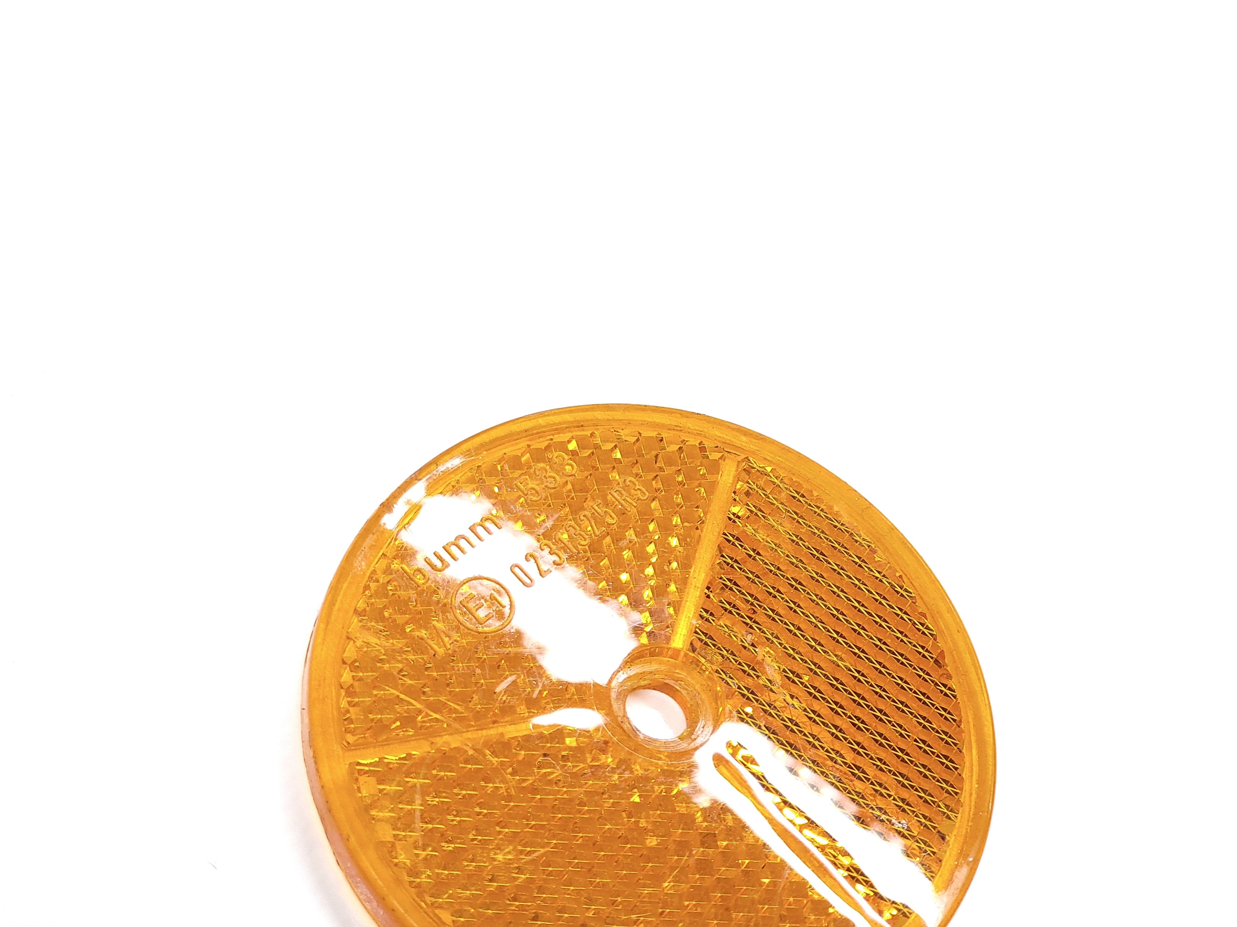 Odblask pomarańczowy Bumm 533 okrągły 6 cm