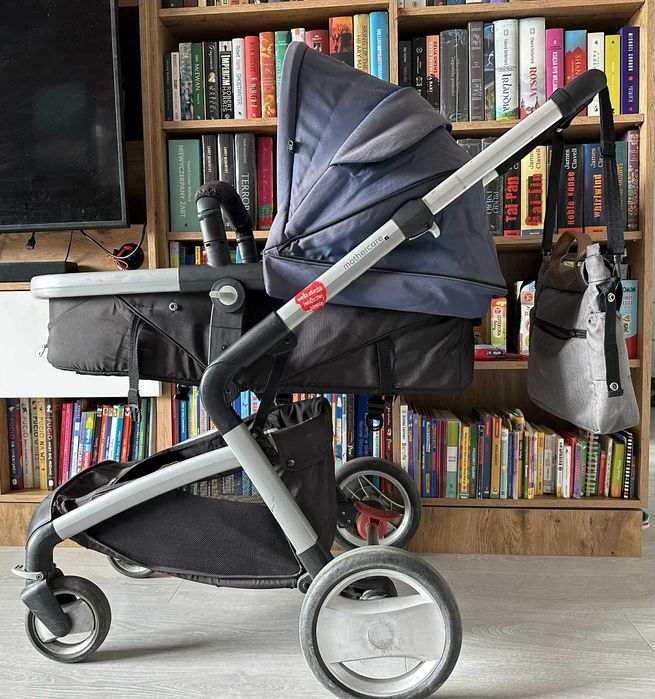 Mothercare Roam wózek spacerowy gondola fotelik folia przeciwdeszczowa
