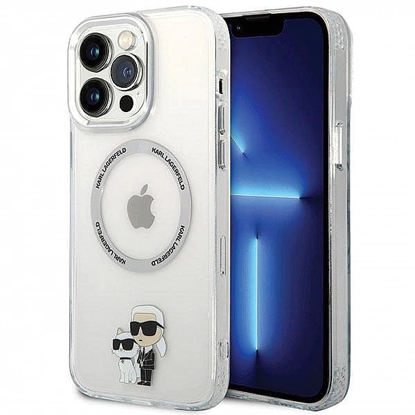 Etui Karl Lagerfeld Iconic Karl&Choupette Magsafe na iPhone 13 Pro Max