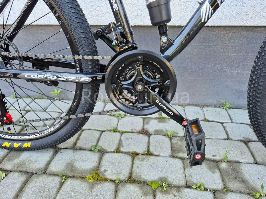 Велосипед S двопідвіс Corso Rend 27.5 RD-75590 рама-15" black