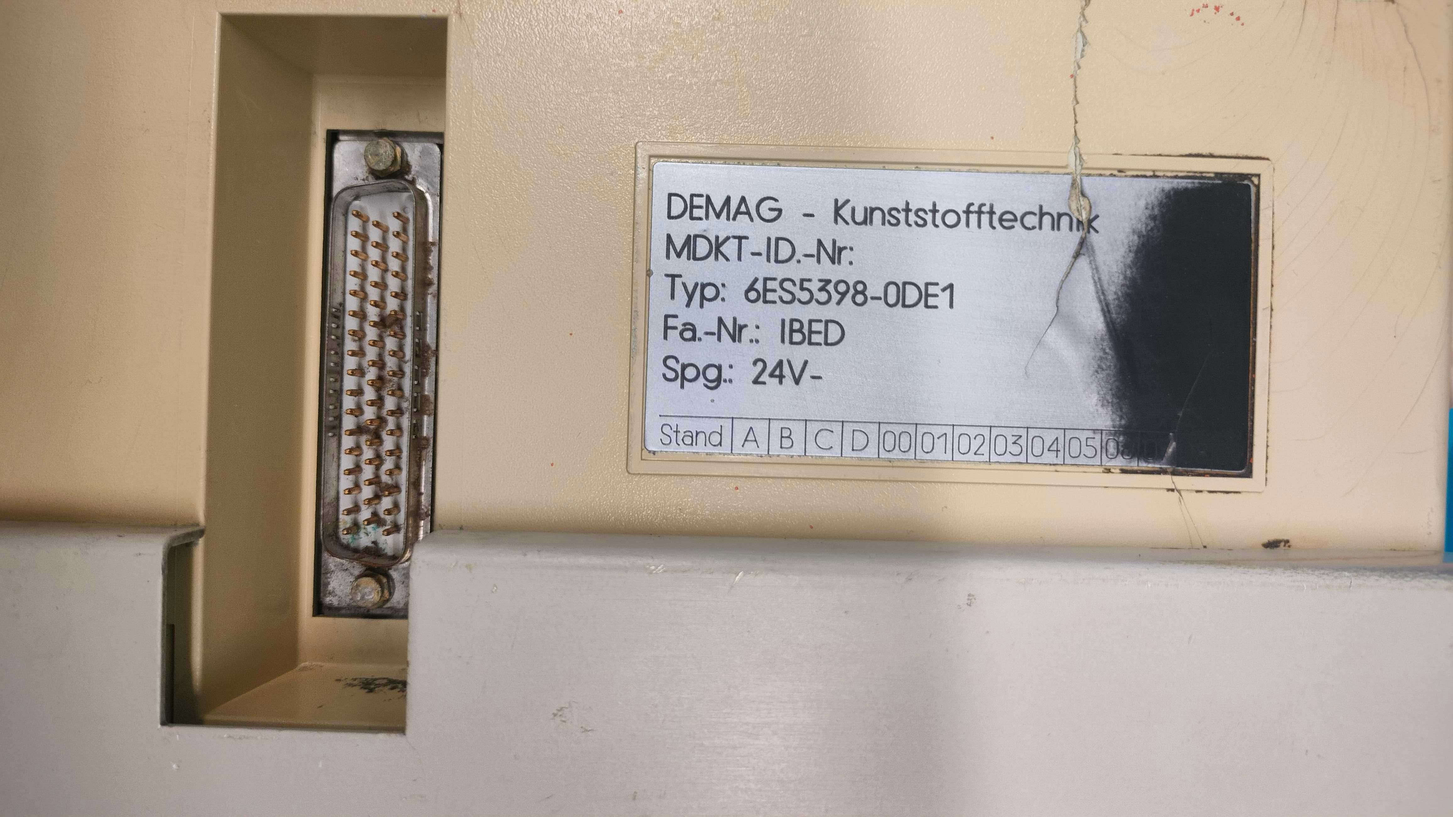 2 Panele operatorskie DEMAG NC III System 6ES5398-0DE1