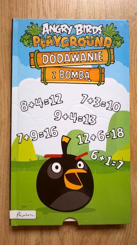 Książka Angry Birds DODAWANIE Z BOMBĄ