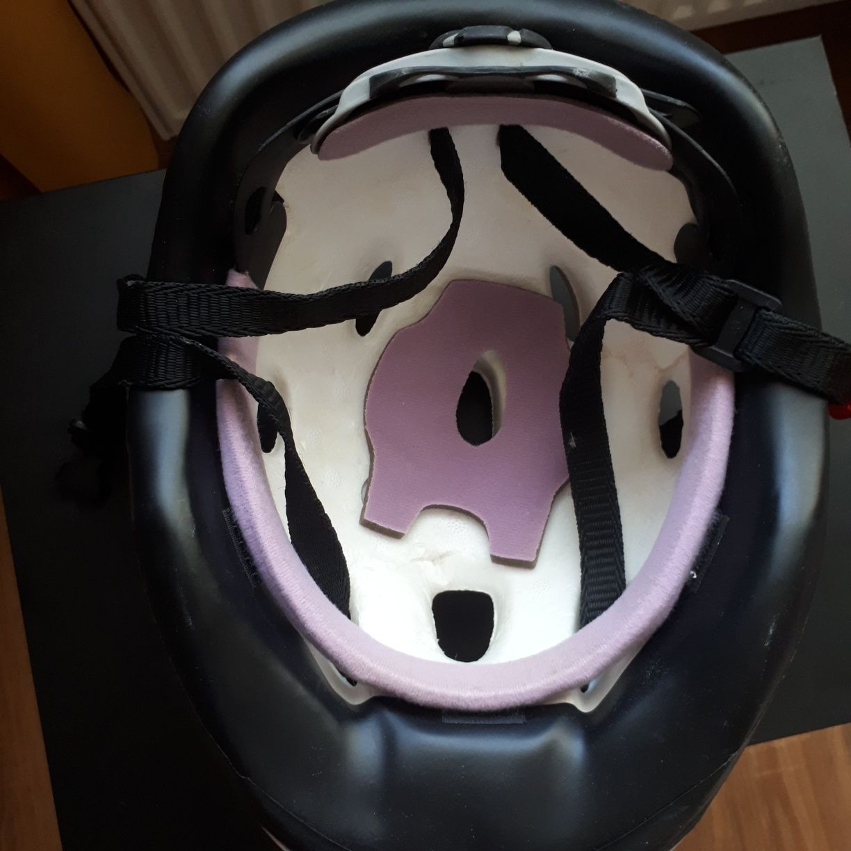 Kask różowy Decathlon Princess regulowany jak nowy