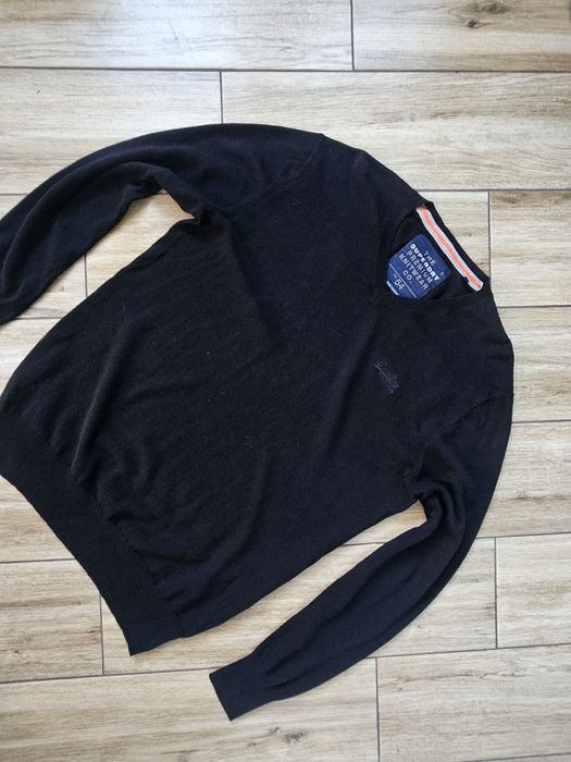 sweter SUPERDRY Japan Premium Knitwear kaszmirowy r. L jak NOWY okazja