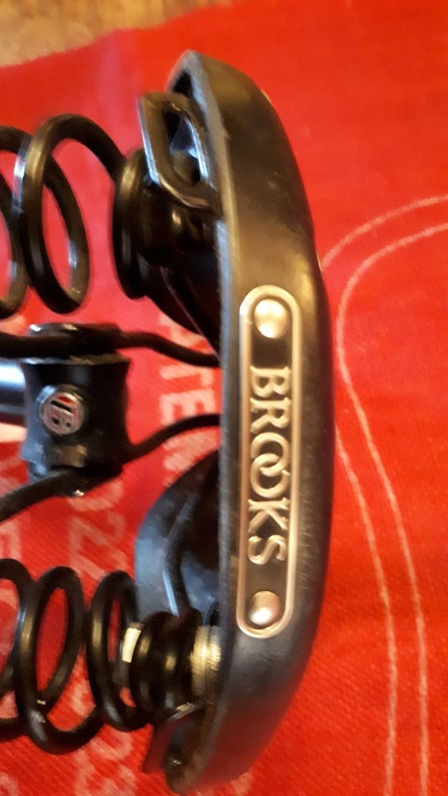 Siodełko rowerowe Brooks skóra naturalna