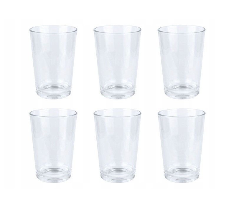 Zestaw 6x Szklanek Do Napojów Drinków Klasyczne Szklanki Ernesto 205ml