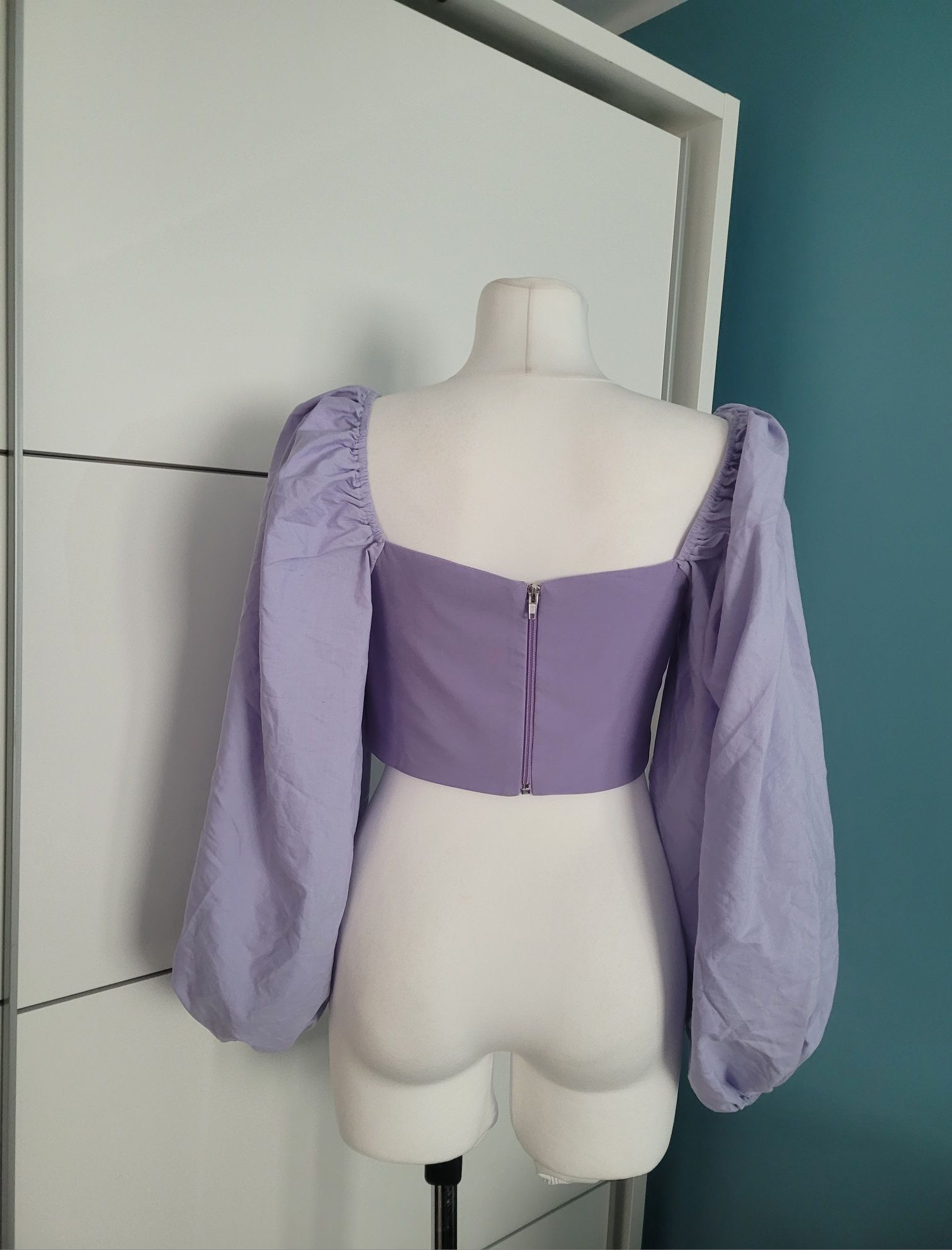 Fioletowy top Bluzka trendyol L xl