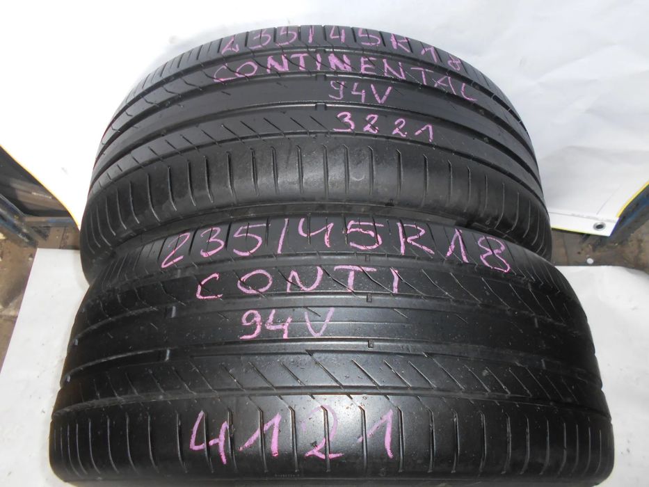 OPONY 235/45R18 CONTINENTAL CONTI SPORT CONTACT 5 DOT 4121  7.2MM