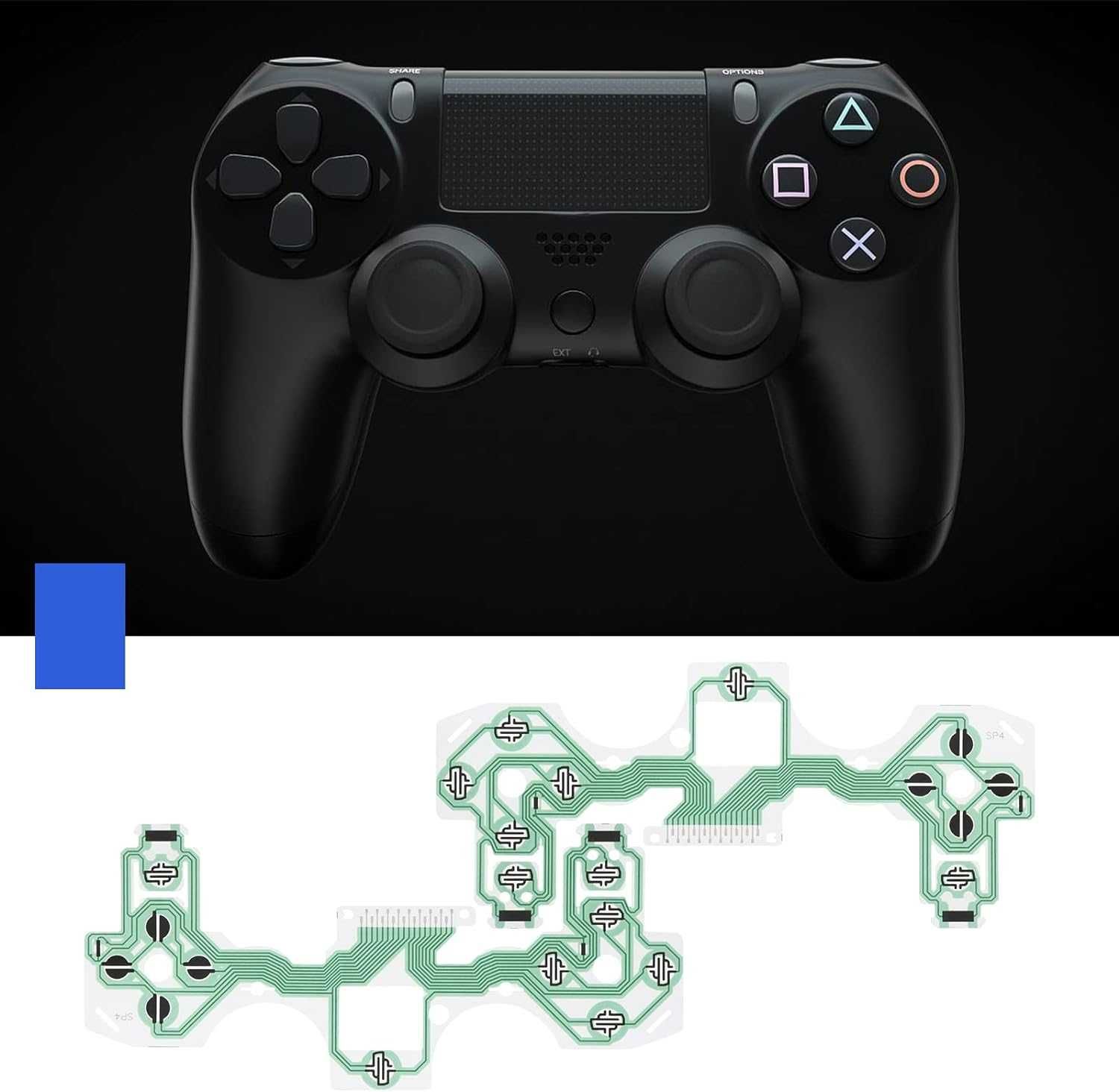 Folia taśma przewodząca pod przyciski pada do PS4 DualShock 4 JDS-050