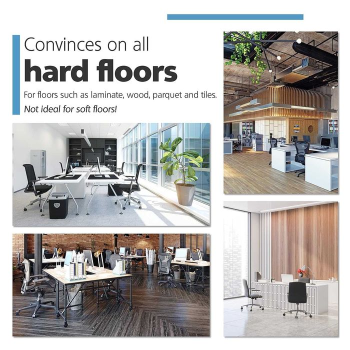 kółka obrotowe do krzeseł biurowych fotela 5 szt. 22x10mm ravn haman