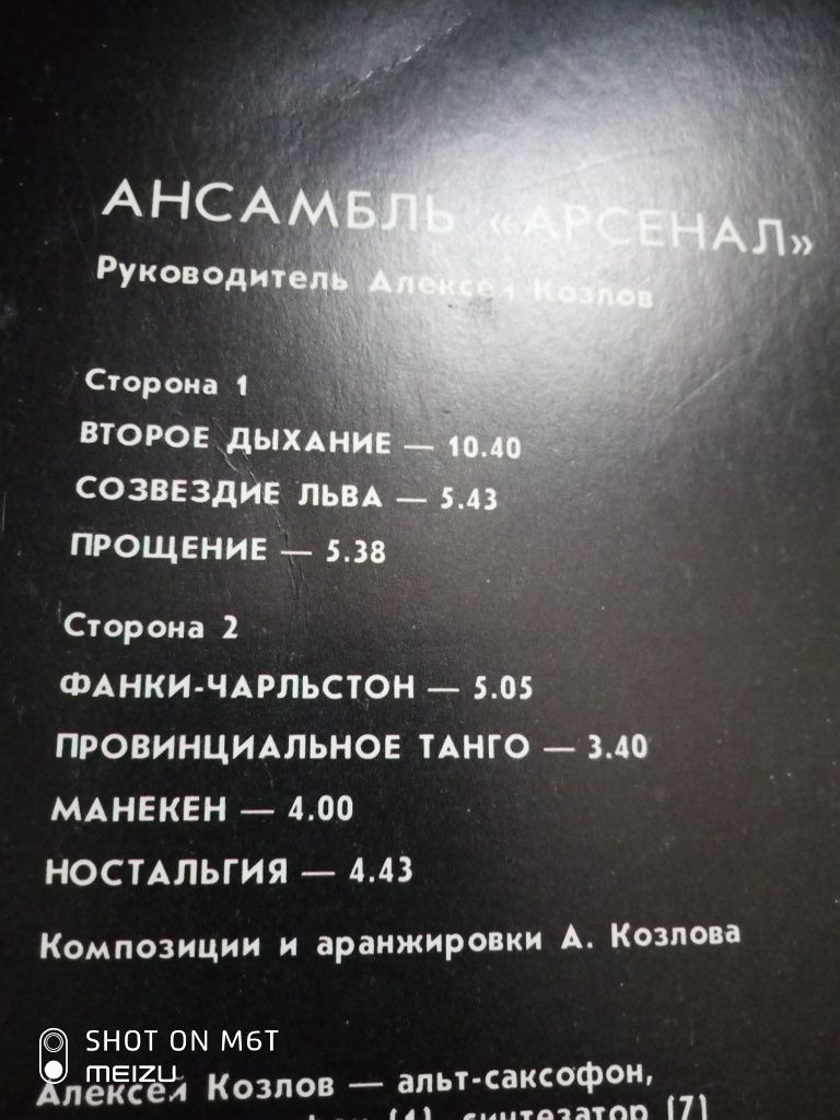 Виниловые пластинки.