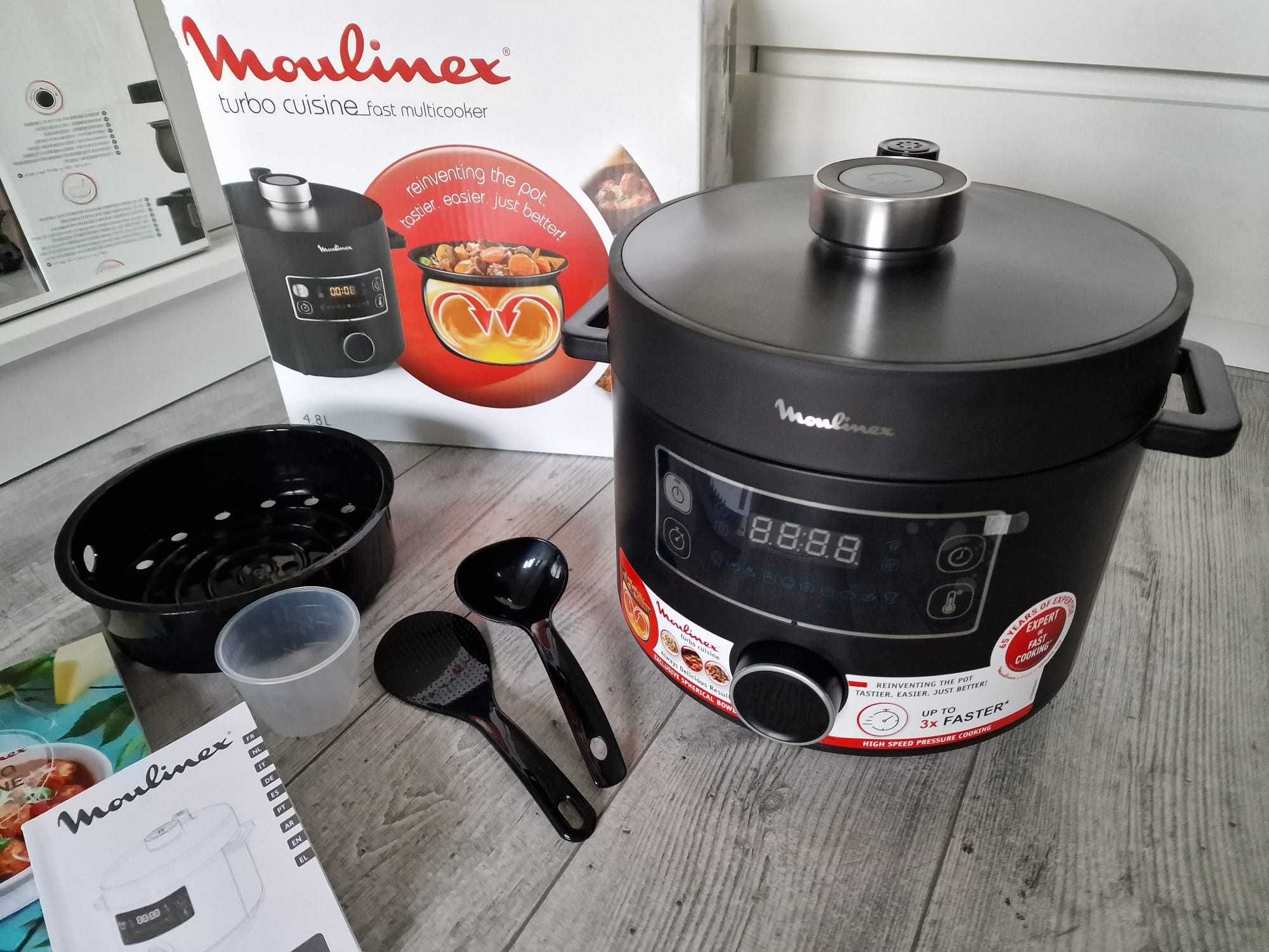 Moulinex Epic Turbo Cuisine CE7548 - Elektryczny szybkowar 1090 W,