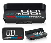 projektor samochodowy wyświetlaczled lcd hud obd2 gps usb m7 x