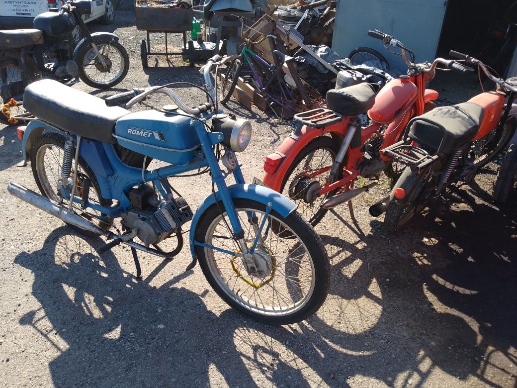 Sprzedam kolekcję motocykli motorowerów WSK Jawa Komar Romet