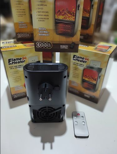 Aquecedor efeito lareira 1000 Watts