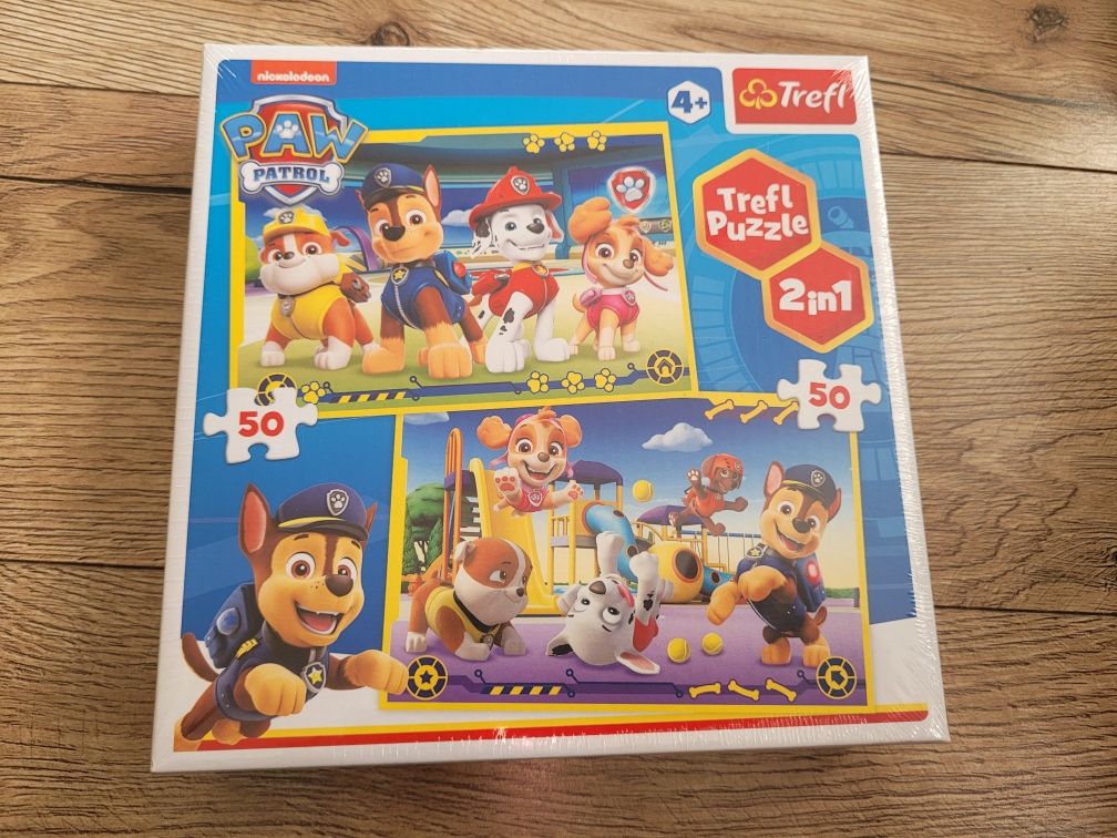 Puzzle Trefl Psi Patrol 2w1 50 elementów