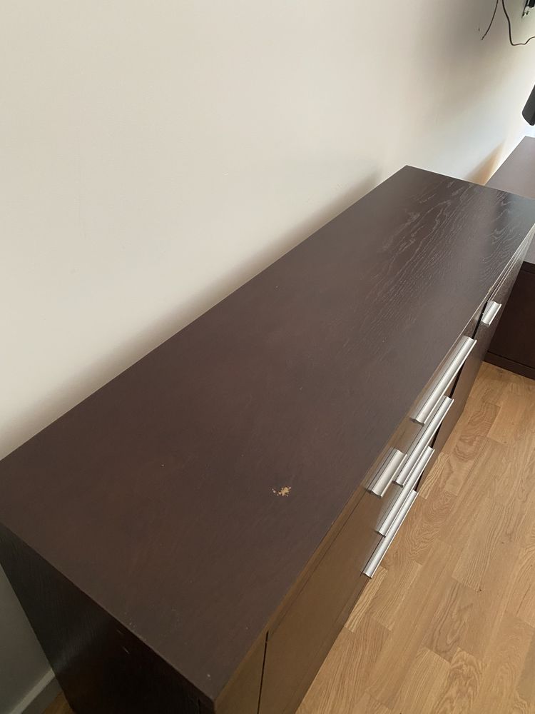 Komoda KLER drewno nie sklejka 136x38x75