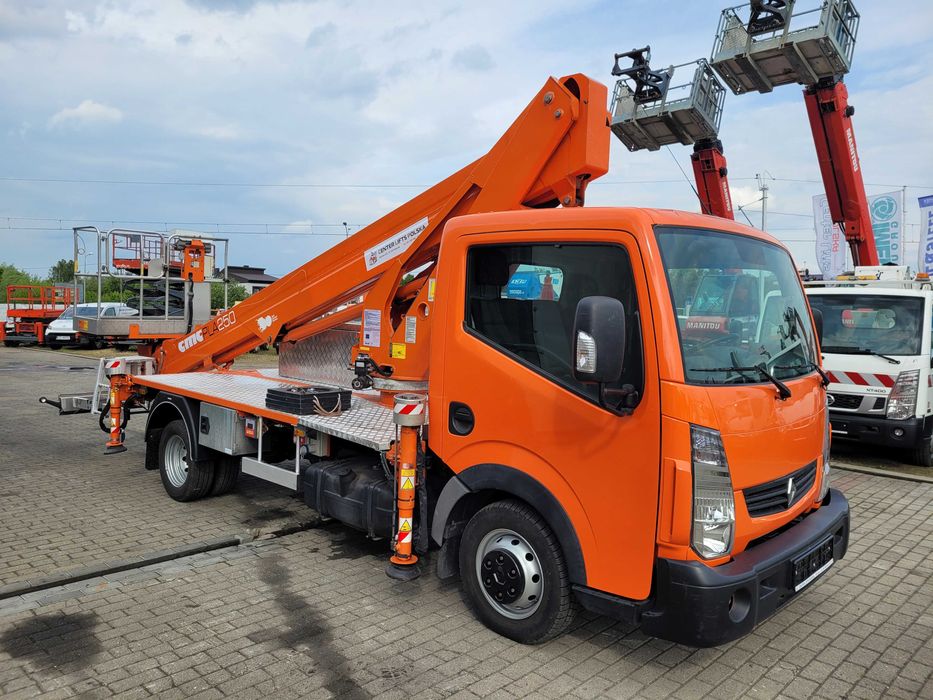 podnośnik/zwyżka/renault/cmc/pla250/25m/koszowy/multitel/ruthmann/gsr