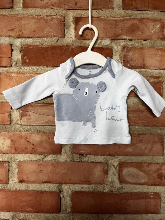 50 mothercare bluzka bawelna slonik niebieska
