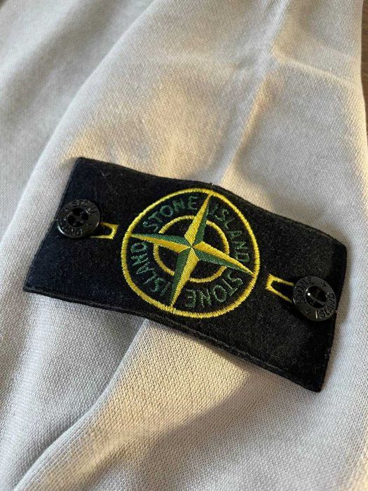 Бежева кофта Стон Айленд чоловіча / Stone Island світшот новий